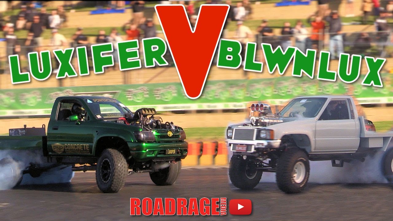 Burnouts - LUXIFER v BLWNLUX - BrasherNATS burnout event opening 2023