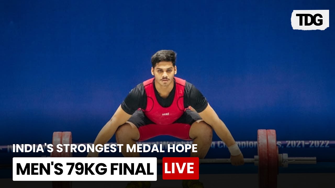 Watch V Ajaya Babu Chases Gold! Men's 79kg Weightlifting Final | Commonwealth Games 2026 LIVE