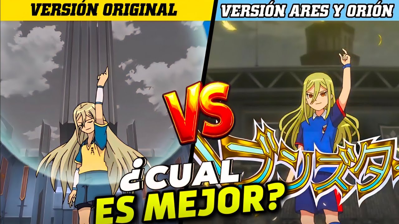 TECNICAS ORIGINALES QUE FUERON REMASTERIZADAS en Inazuma Eleven Ares ¿Cuál es mejor? (Parte 4)