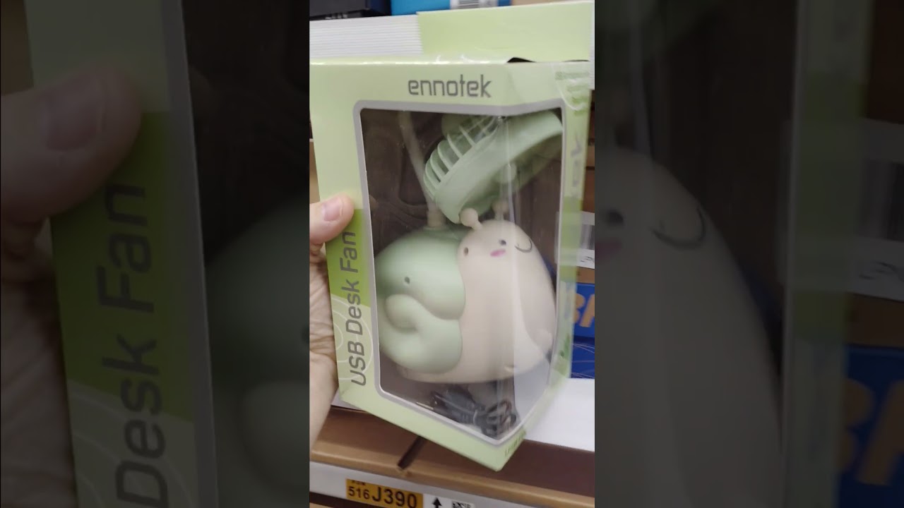 #christmasideas cute little snail USB fan