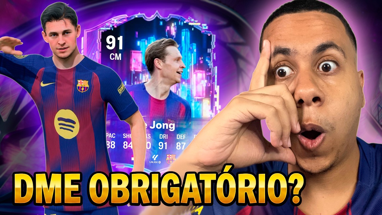 ESSE DE JONG É UM ABSURDO, CHEGOU E DOMINOU NO BRUXELONA