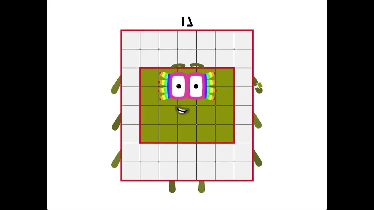 Base 36 Numberblocks 0-100 (0-1296)