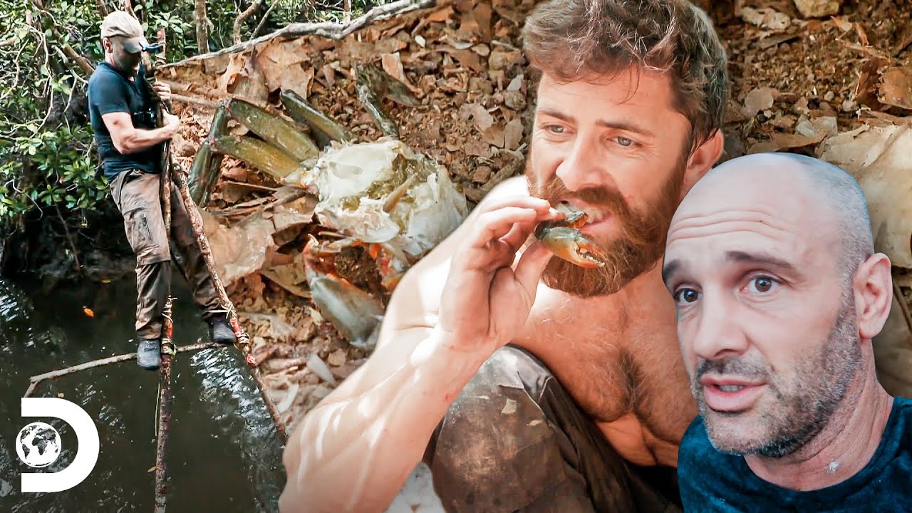 Eles fazem armadilhas para capturar caranguejos | Ed Stafford: Contra Todos | Discovery Brasil