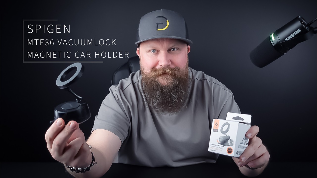 Najnowszy Uchwyt Magnetyczny od Spigen - Rewelacja w Super Cenie - MTF36 MagSafe Dashboard Car Mount