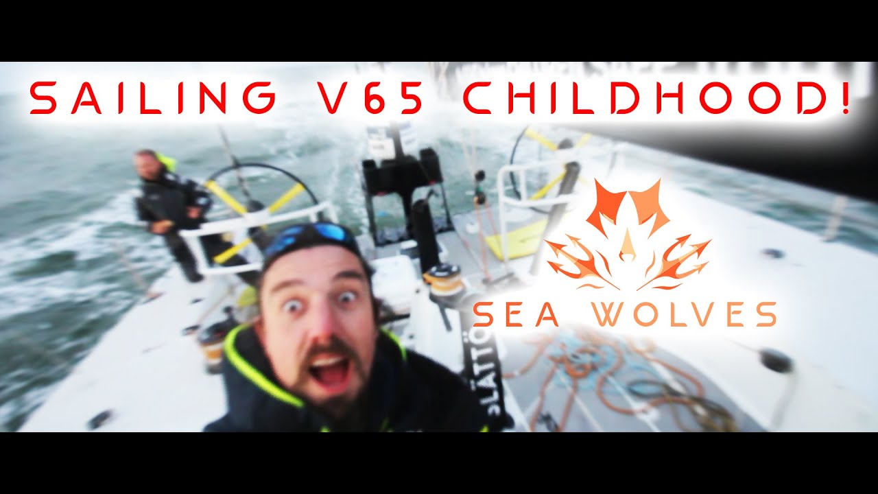 Sea Wolves - SUNDAY SPECIAL - Splashing and Sailing Volvo 65 Childhood from IJmuiden to The Hague!