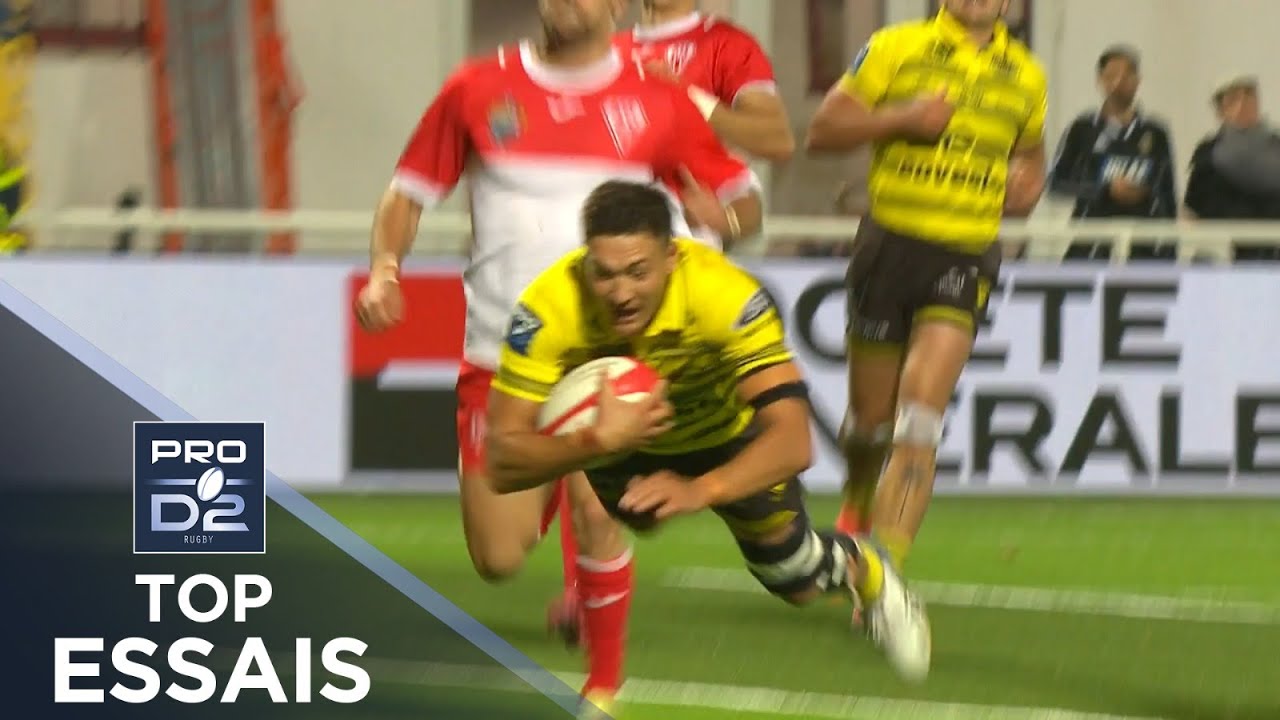 TOP Essais de la J08 – PRO D2 – Saison 2025-2026