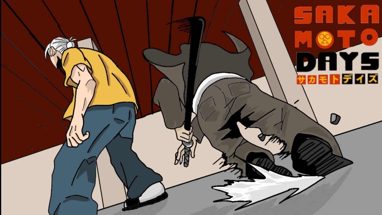 Sakamoto vs Takamura - ch 164 (fan animation)