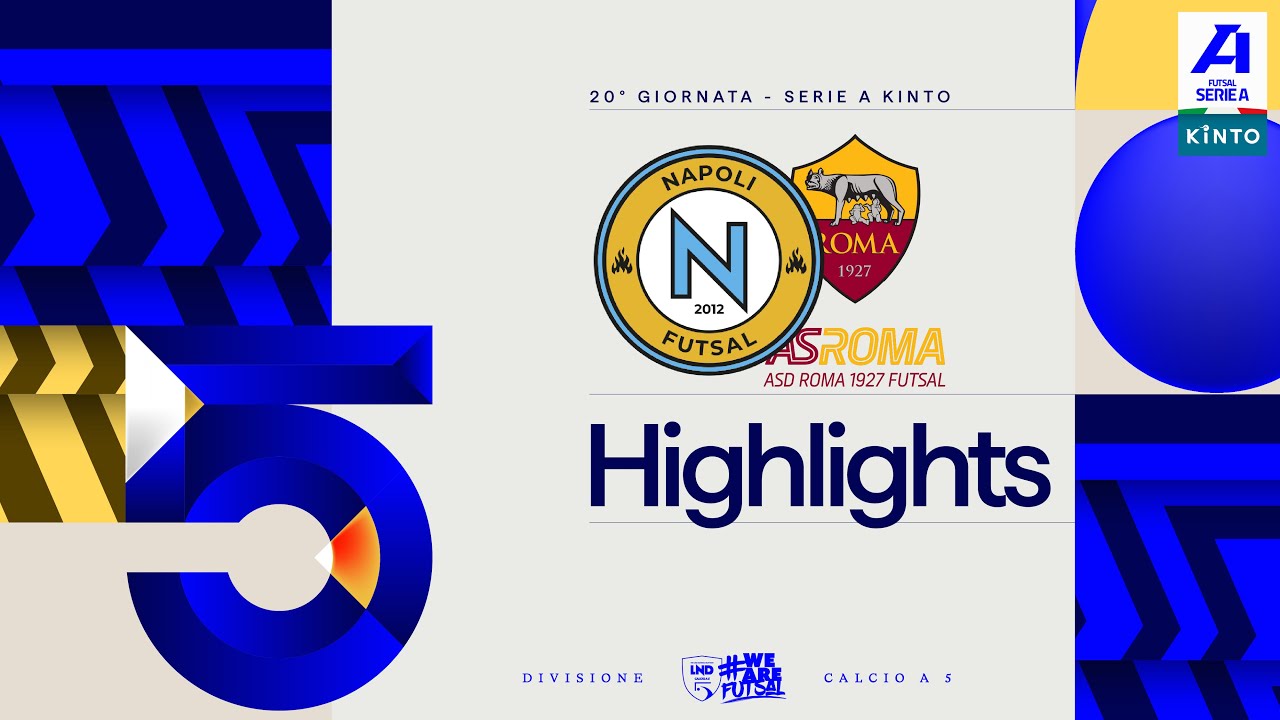 Napoli Futsal-Roma 1927 3.0 | Gol e highlights | 20ª giornata | Serie A KINTO 2025/2026
