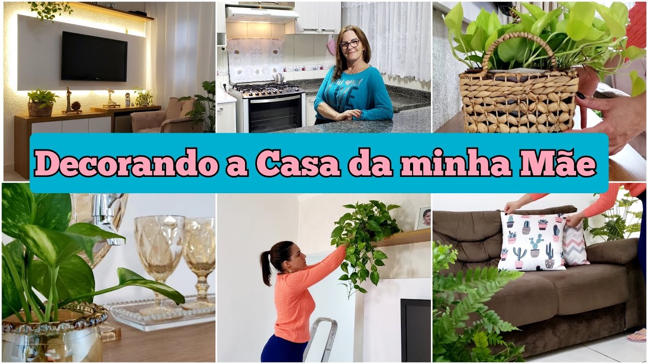 DECOREI A CASA DA MINHA MÃE ❤ | COLOCAMOS AS CORTINAS NOVAS | DICAS DE DECORAÇÃO SIMPLES | FER DINIZ