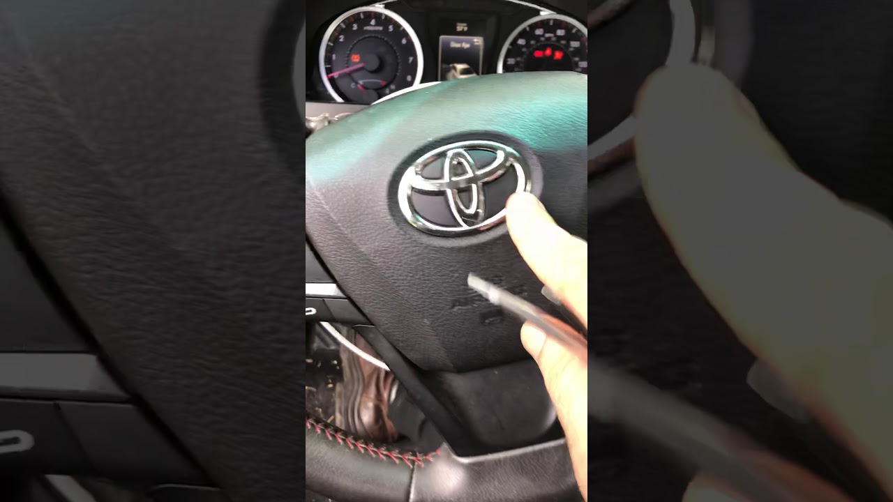 2016 Camry and Corolla airbag removal