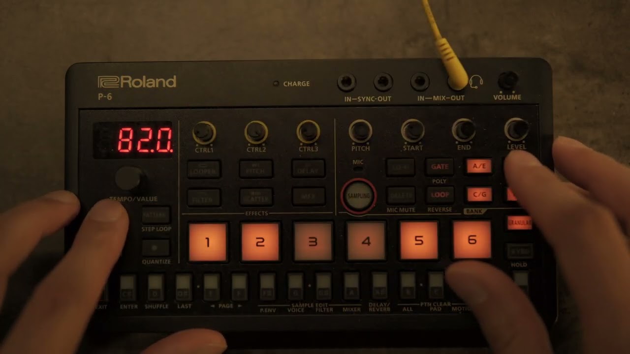 Roland P-6 (Hip-Hop beat) 