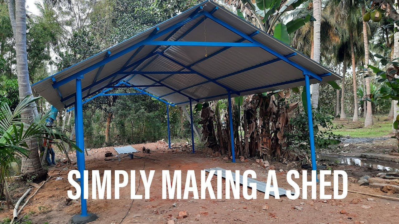 coconut farm shed | simple shed |Galaxy  fabrication
