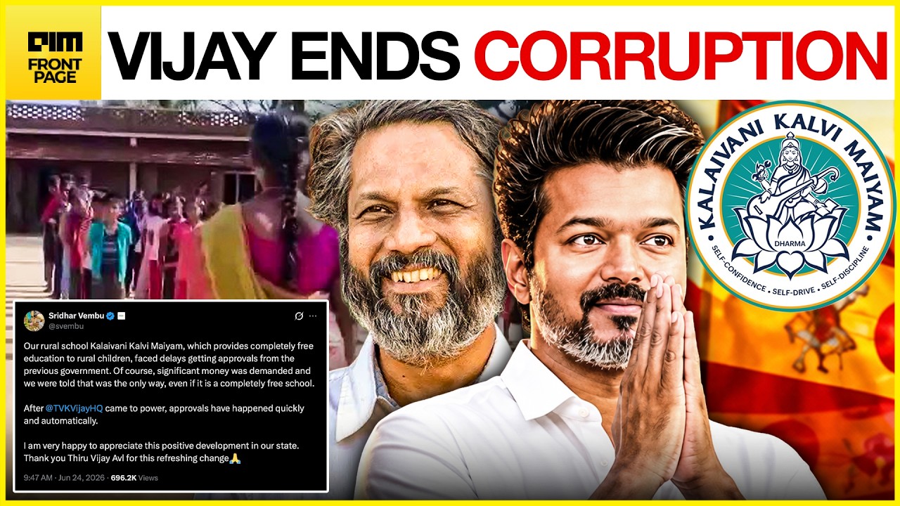 BREAKING: Sridhar Vembu Says Tamil Nadu's Culture Has Changed Under TVK Rule