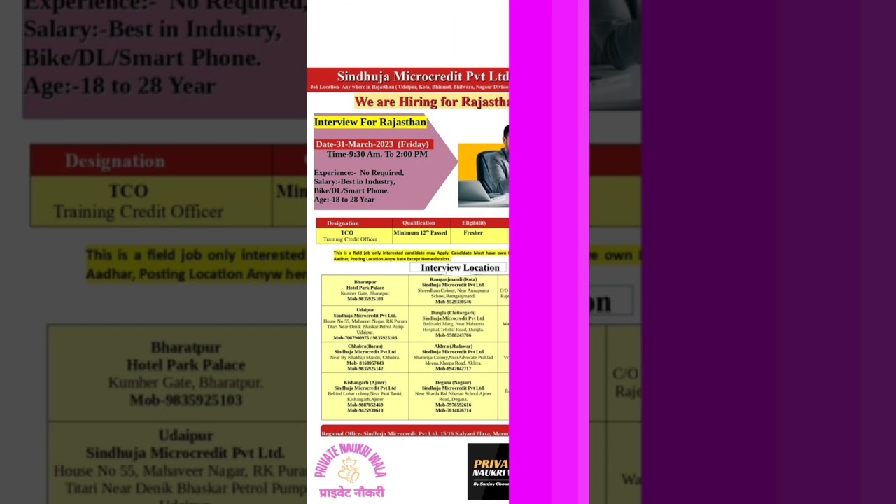 प्राइवेट नौकरी वाला (Private Naukri Wala) #privatejobsupdate#privatenaukriwala#privatejobalert
