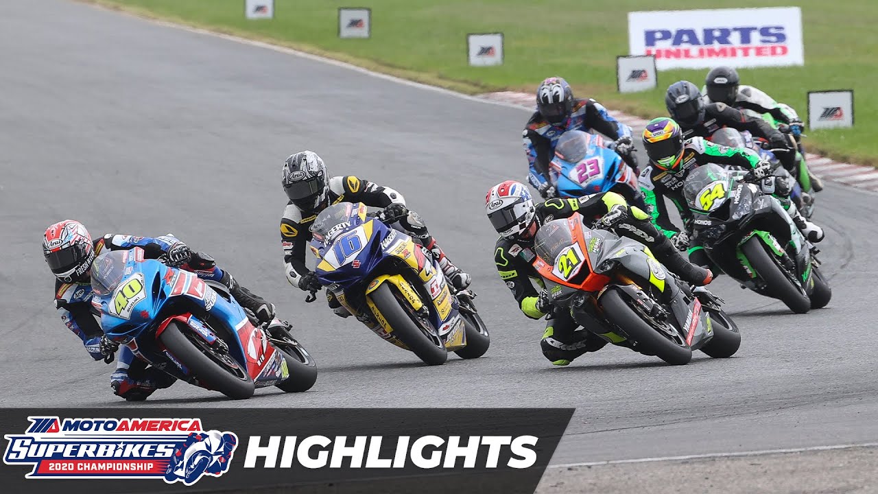 MotoAmerica Supersport Race 2 Highlights at New Jersey 2020