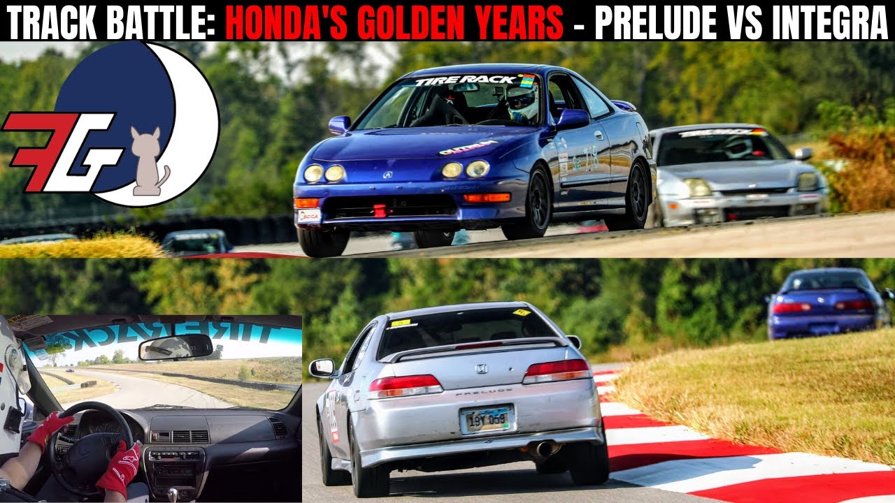 WHICH CAR IS FASTER?! 5th Gen Honda Prelude vs DC2 Acura Integra GSR | EPIC TRACK BATTLE