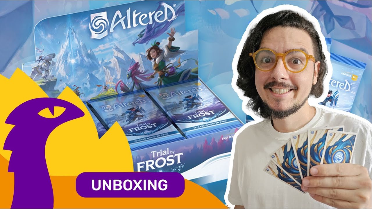 Abrindo uma Booster Box de ALTERED: TRIAL BY FROST! l Galápagos