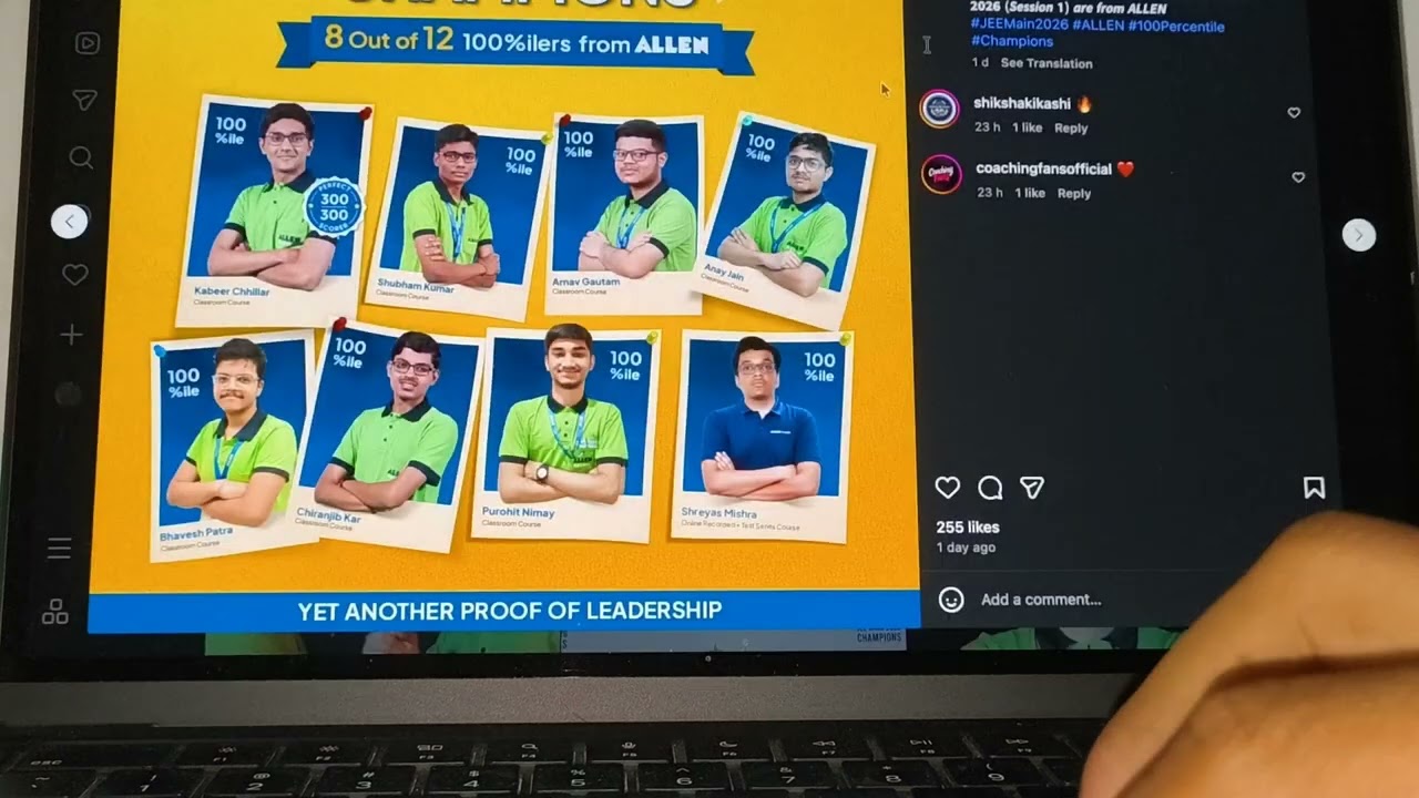 JEE coaching Industry ka SCAM with proof 👀#jee #jeemains #jeetopper #scam##allen #mentor 