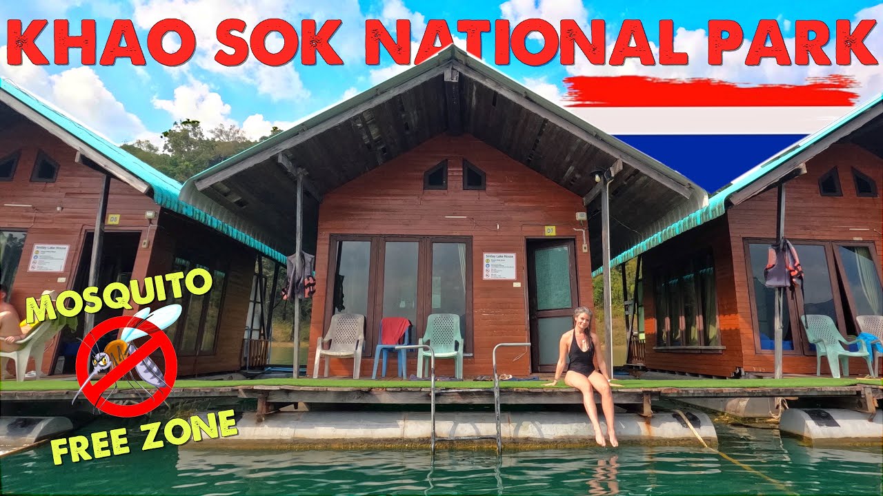 KHAO SOK NATIONAL PARK  | Smiley Lake House Floating Bungalows (Cheow Lan Lake) & Dome Camp