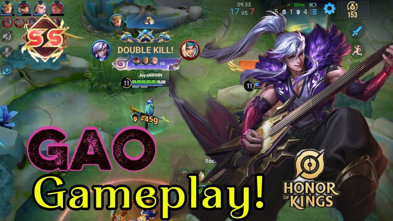 Gao gameplay!! Hero mage paling gampang - honor of kings 