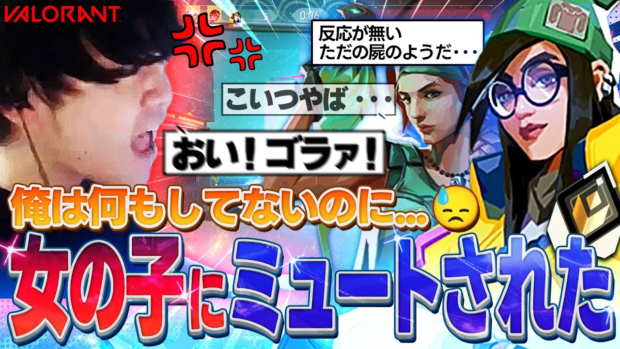 【オモシロ野良と遭遇】面白い野良と話してたらヤバい奴認定されて女の子にミュートされました... 【VALORANT】