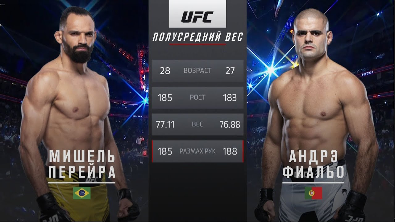 UFC 270 Мичел Перейра vs Андре Фиальо Обзор на Бой Перейра vs Фиальо Pereira vs Fialho ЮФС 270