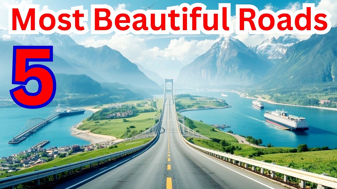 5 MOST BEAUTIFUL ROADS OF THE WORLD 🌎 Ureal Look 😲 #roads #beautiful #world 