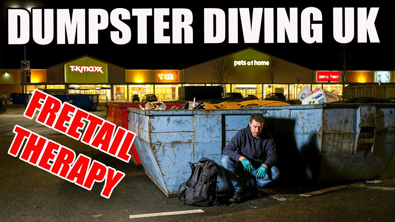DUMPSTER DIVING RETIAL PARKS FOR HIDDEN TREASURES 😲FREETAIL THERAPY.