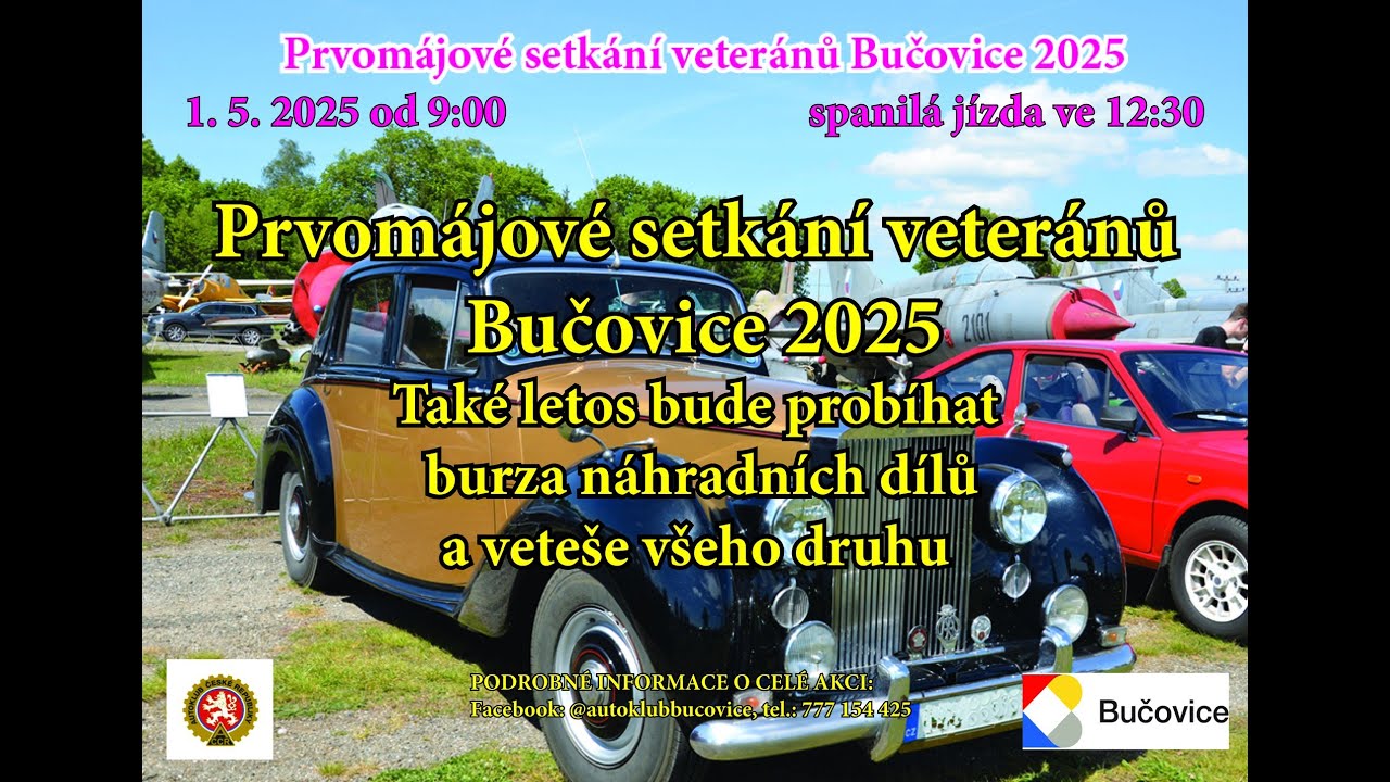 Prvomájové setkání veteránů Bučovice 2025