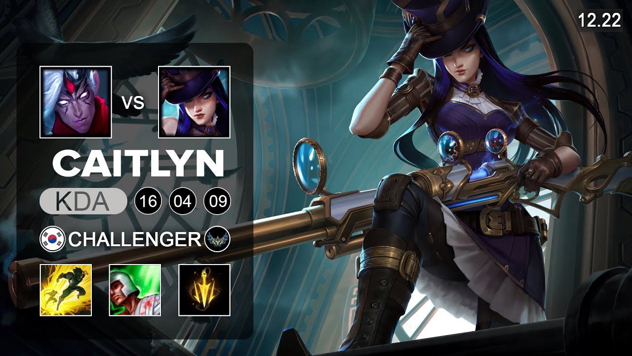 Caitlyn vs Varus ADC - KR Challenger - Patch 12.22 Season 12