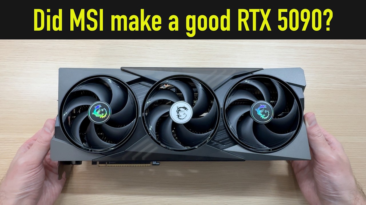 Noisy or Quiet? MSI RTX 5090 GAMING TRIO OC Review