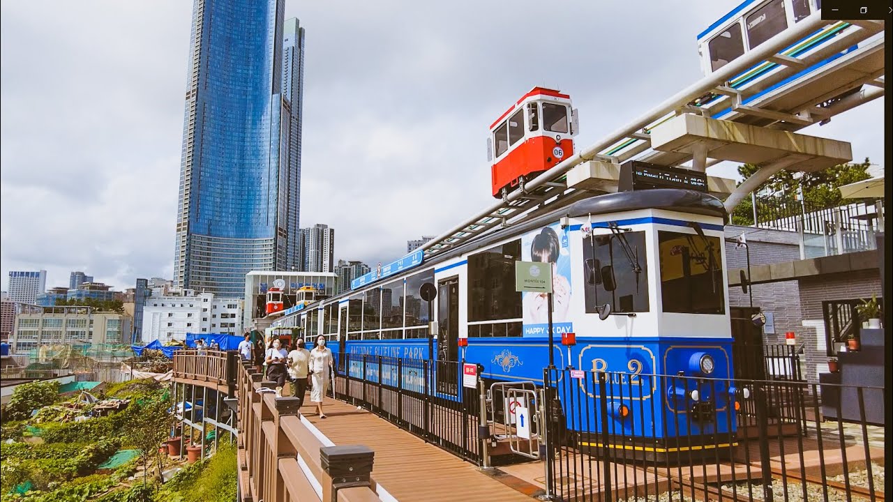Haeundae Blueline Park (Haeundae Beach Busan)