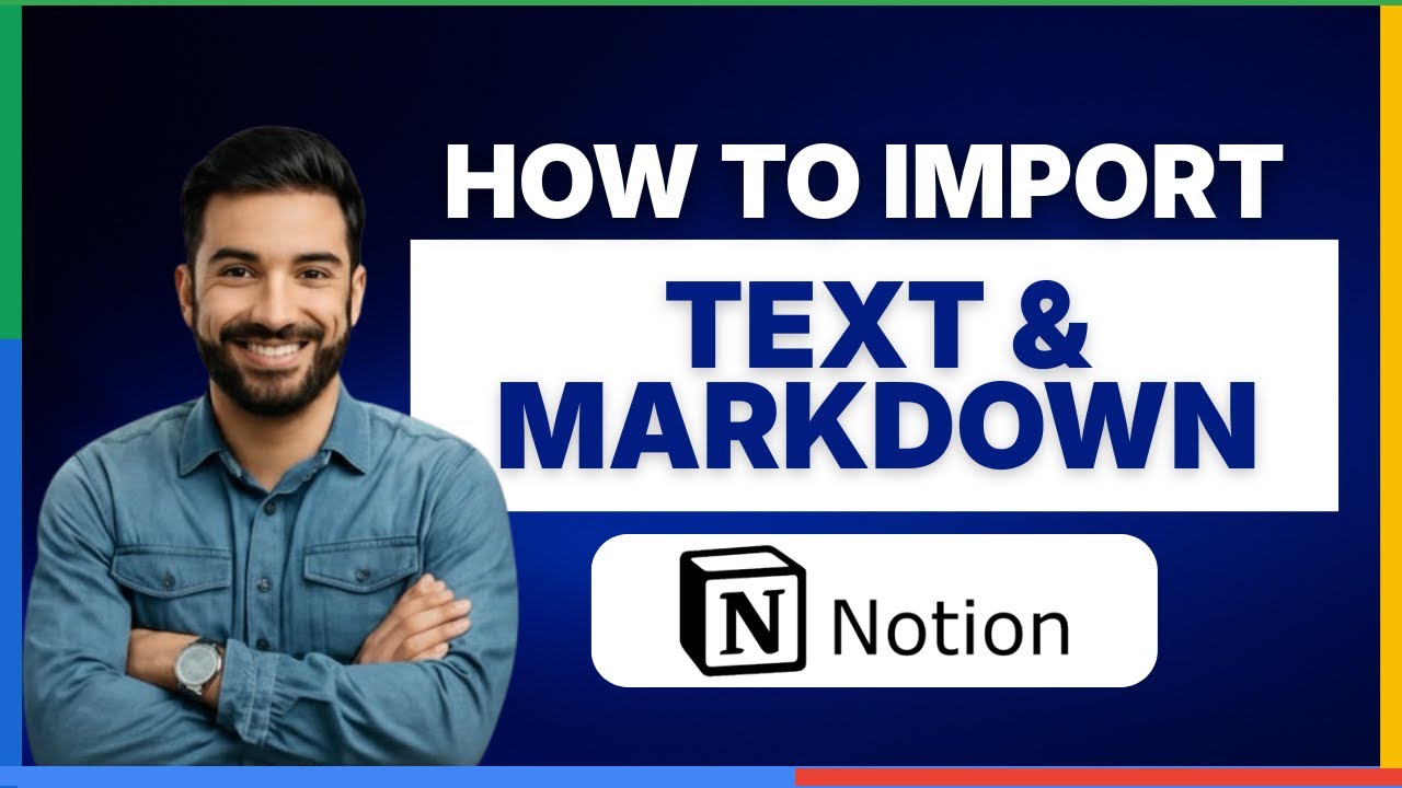 How to import text and markdown in Notion[FULL GUIDE]