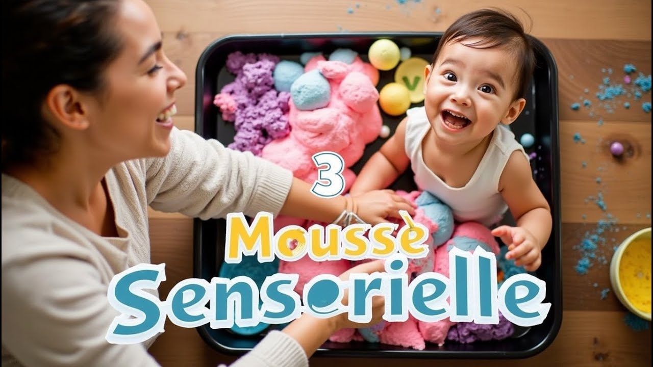 Mousse Sensorielle : Éveil et Plaisir pour Bébé ! | Jour 3 - Semaine de la Créativité