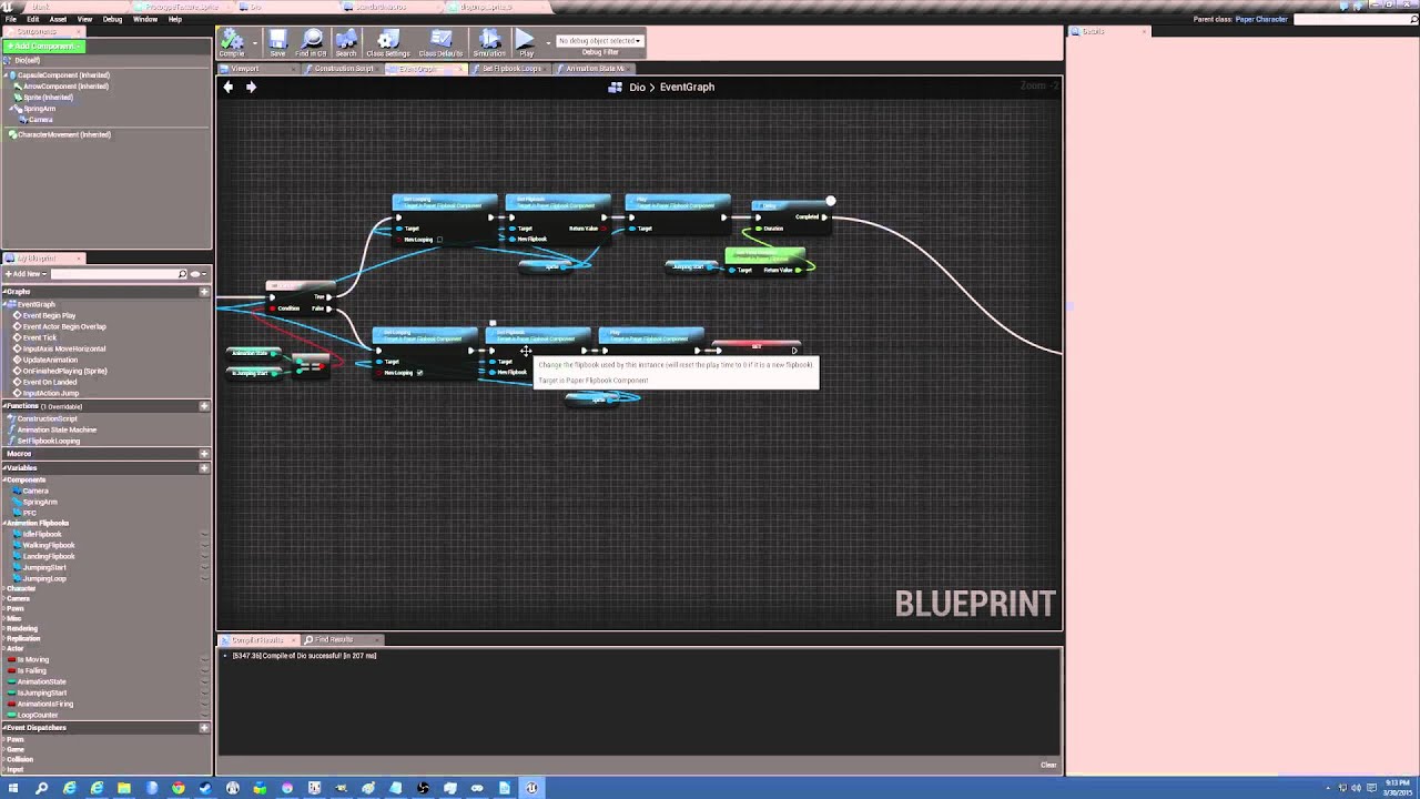 Unreal Engine 4 Paper2D Advanced Flipbook Animation Tutorial