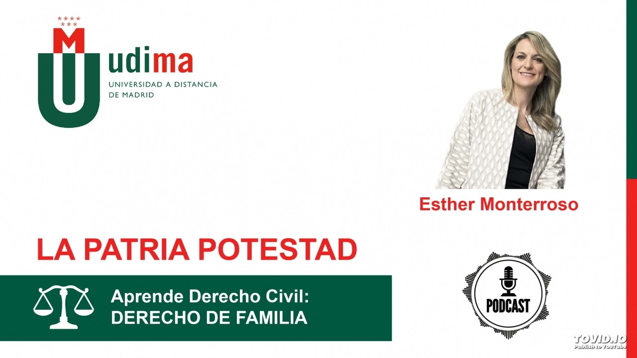 APRENDE DERECHO CIVIL. DERECHO DE FAMILIA. La Patria Potestad