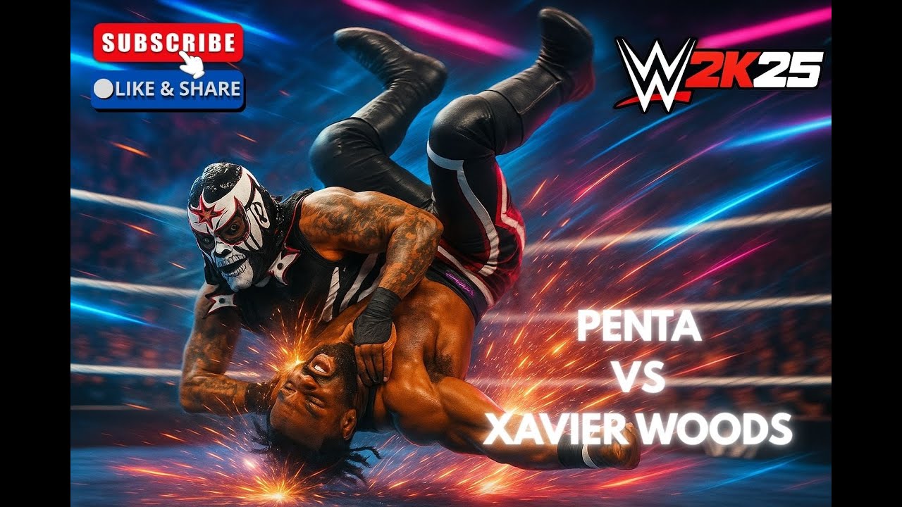 Penta vs Xavier Woods &ndash; Epic Showdown! | WWE 2K25 Raw