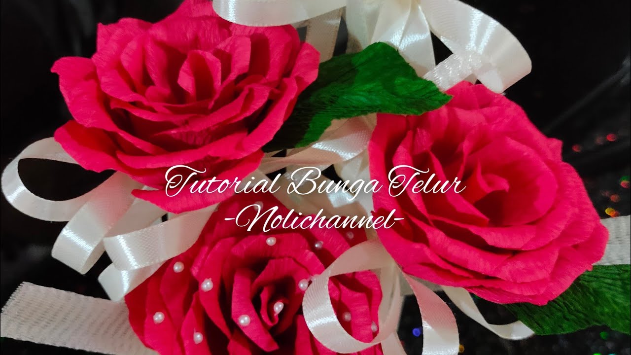 #diy #diycraft #diycrafts #tutorial #tutorials #bungatelur #bungapahar #craftidea #bunga #rose #ros
