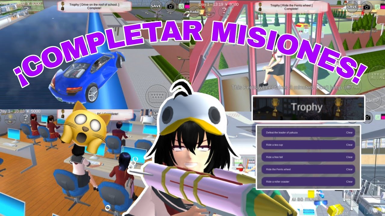 COMO COMPLETAR MISIONES💞 (1/3) | Sakura School Simulator