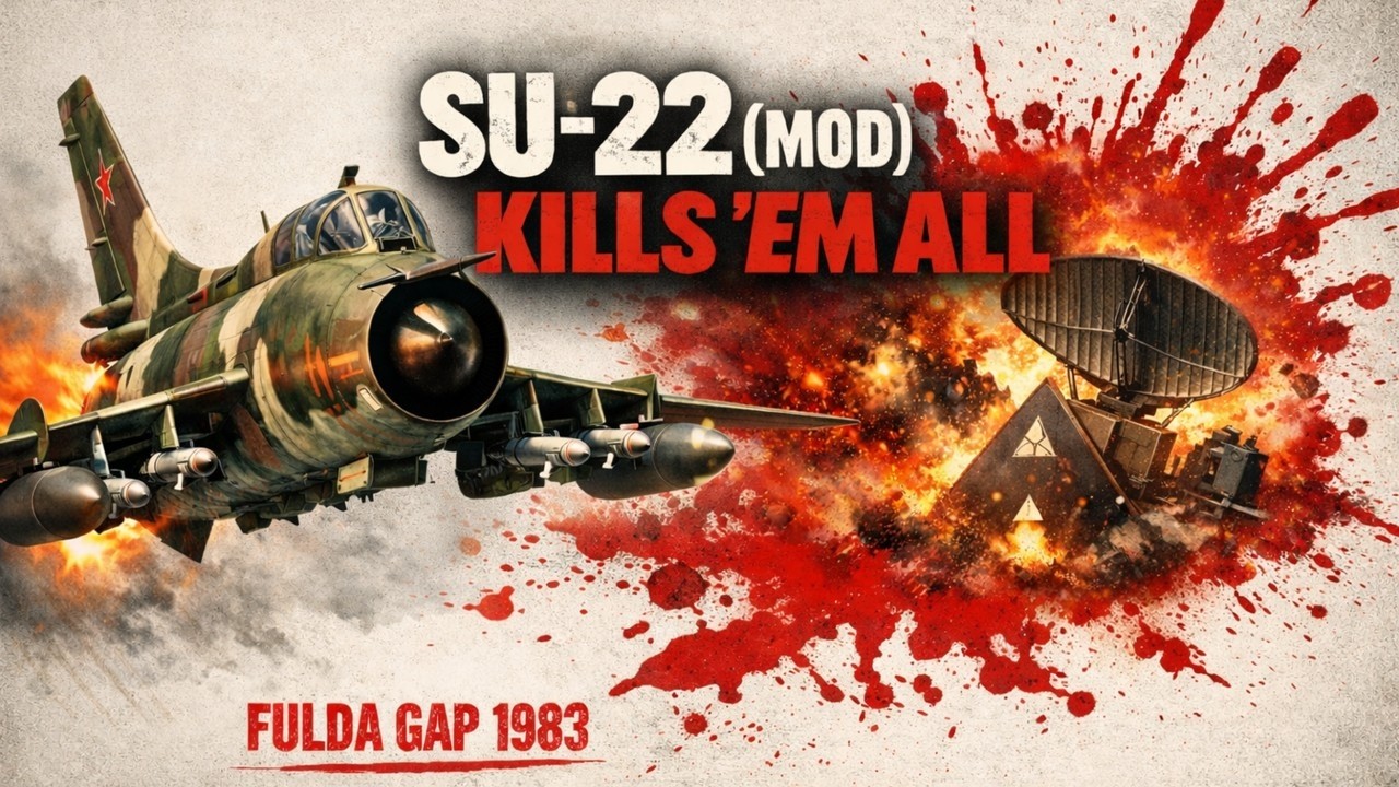 DCS: Su-22M4 (MOD) SEAD & Strike | Fulda Gap 1983 - VR Mirror REC #dcsworld #flightsimulator