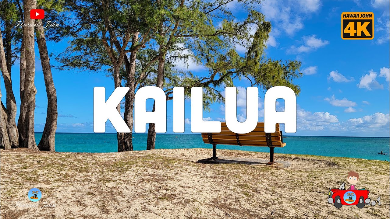 WAIKIKI TO KAILUA 🌈 Lanikai ⛱️🌴 Hawaii John 4K DRIVING