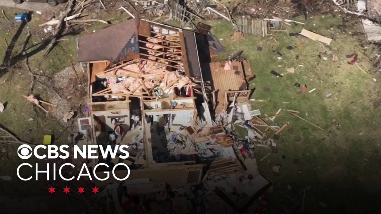 Strong winds Friday impacting cleanup in Kankakee County after destructive EF-3 tornado
