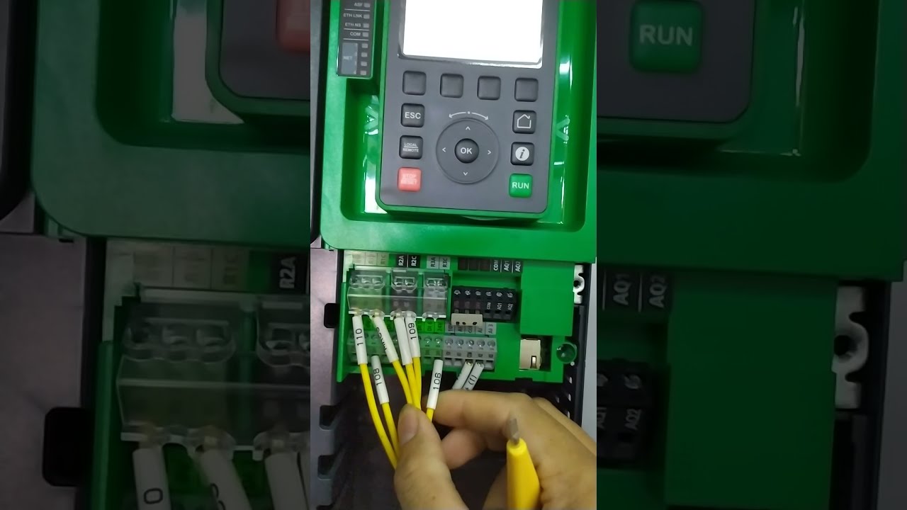 cara setting inverter altivar 630 /atv630 pengoperasian on remote dari push buttom