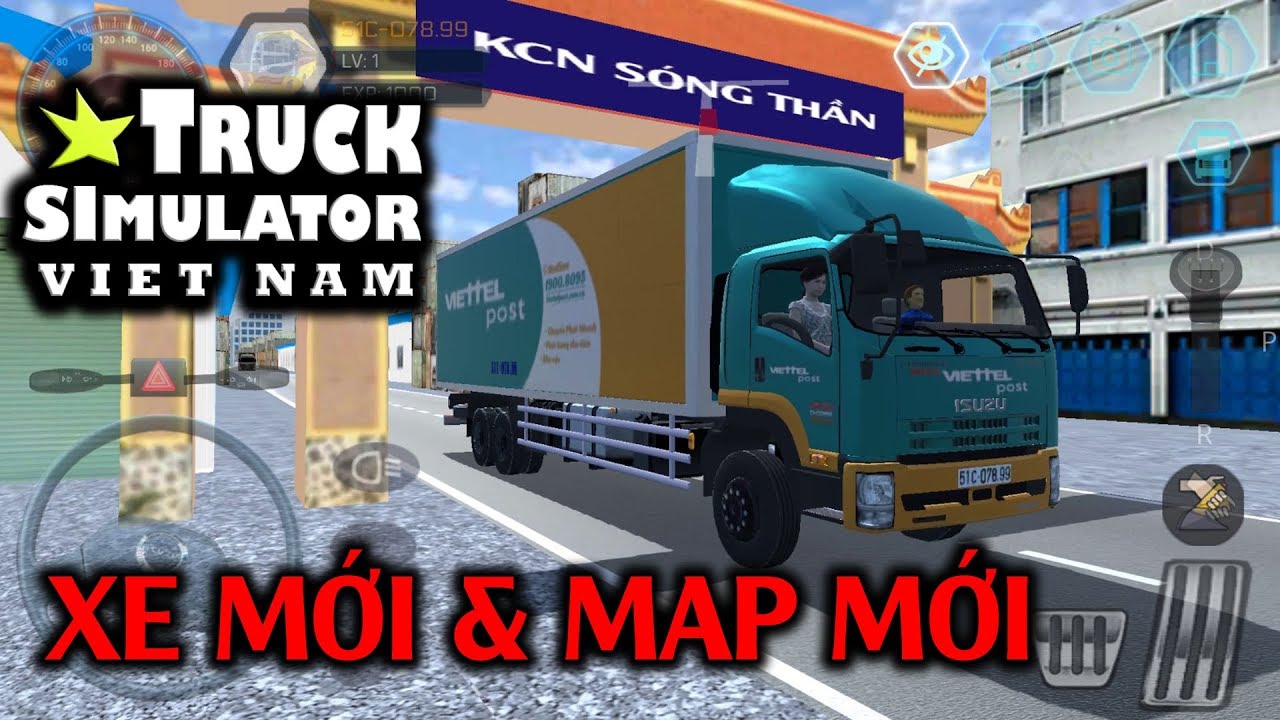 [TRUCK SIMULATOR VIETNAM] Chơi thử Phiên bản mới 2.0 thêm XE & MAP mới Game lái xe tải mobile