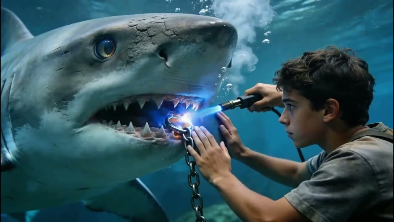 THE MEGALODON ATTACKS CRUISE SHIP - KRU-7 Alpha Team Saves All