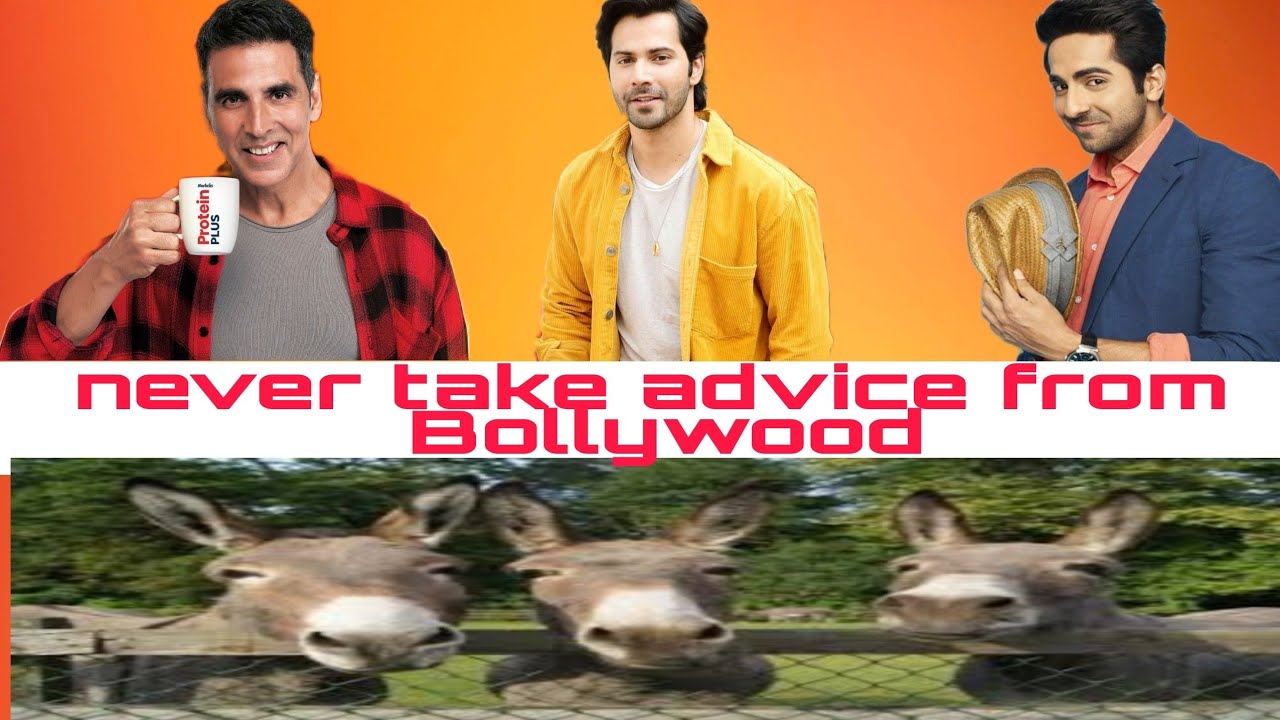 never take fitness advice from Bollywood actor.