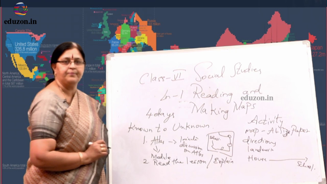 Most Famous - Teachers Training Video- Social Studies-- Class 6- Reading and Making Maps