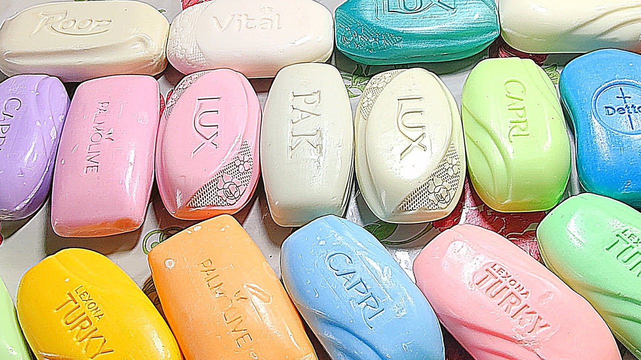 Unwrapping Soaps ASMR opening Haul Leisurely Unpacking Soap Relaxing Sound Распаковка мыла АСМР