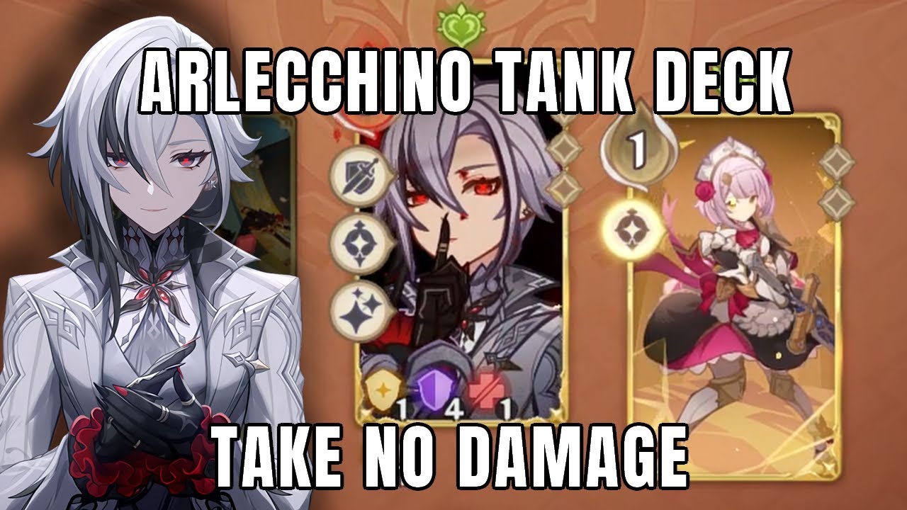 Arlecchino Takes No Damage With Her Talent! | Genshin TCG