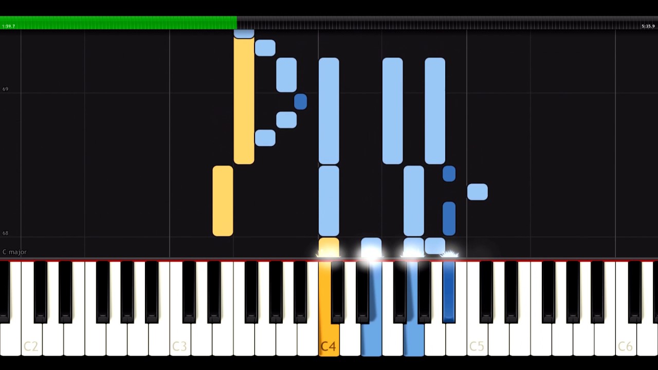 Passacaglia in D minor - BuxWV 161 - D. Buxtehude - Synthesia HD 60 fps